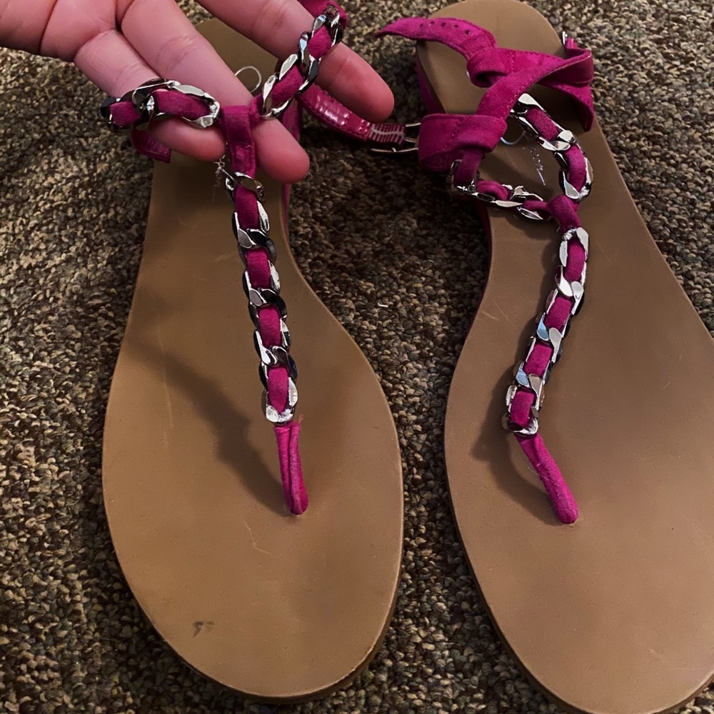 Hot Pink Sandals